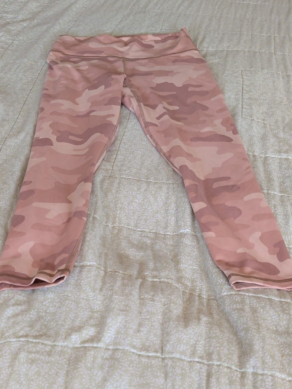 Fabletics Pink Camo High-Rise Leggings